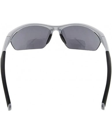 Rimless Retro Mens Womens Sports Half-Rimless Bifocal Sunglasses Pearly Silver+3.00 - Pearly Silver - CA189AK0SNS $18.99