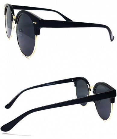 Oversized 97018L Premium Oversize Cats eye Womens Mens Mirror Funky Flat Sunglasses - Cat Eye - CW12O56CHOS $30.09