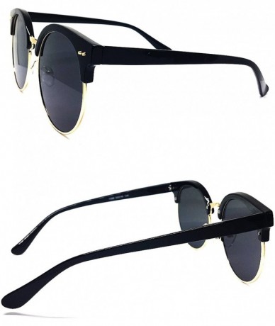 Oversized 97018L Premium Oversize Cats eye Womens Mens Mirror Funky Flat Sunglasses - Cat Eye - CW12O56CHOS $16.80