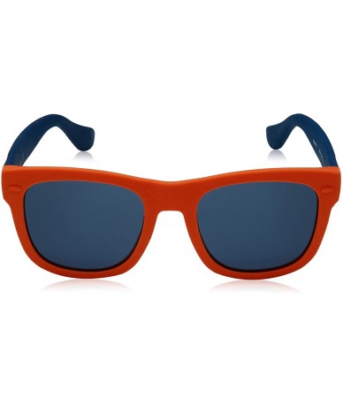 Square Paraty Square Sunglasses - Orange Blue - CW17XMMXO20 $45.26