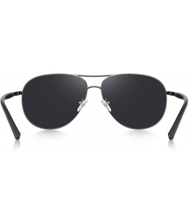 Oversized Oversized Polarized Sunglasses Protection - Gray - C118XYR8GCT $15.28