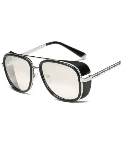 Square Square Sunglasses Men Women Brand Steampunk driving Glasses retro gafas de sol feminino lunette soleil masculino - C11...