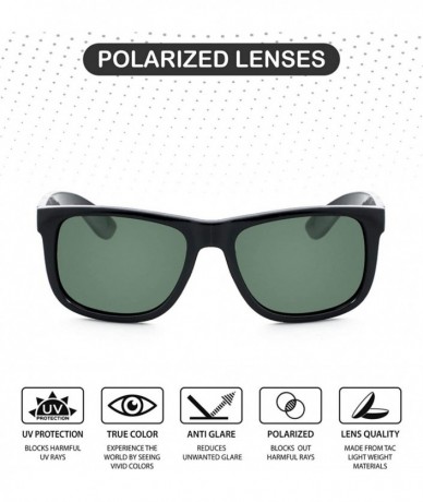 Square Polarized Square Sunglasses for Men - Driving Sunglasses - Classic Eyewear For Women UV 400 Protection - CT194G7W2QG $...