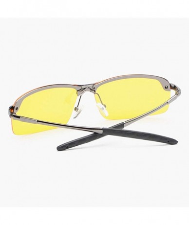 Sport Night Driving Glasses-Vision Anti Glare Drivers Polarized UV400 Fit Over - Gray - CR18Q5N3KWL $9.62