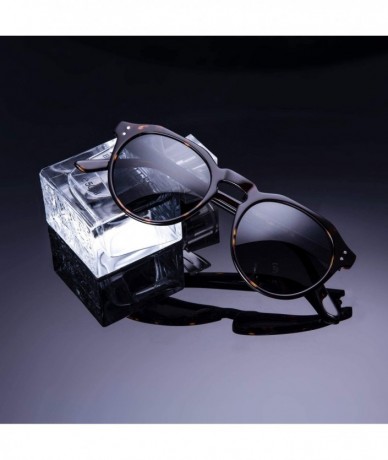 Rectangular Polygon Acetate Sunglasses polarized women black sunglasses Vintage Sun Glasses HD UV Protection - C218INUMIDK $8.08