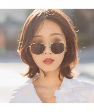 Square Women Retro Polygonal Tinted Color Lens Sunglasses Cute Sexy Eye Vintage Pink Lenses Square Sun Glasses - CA197Y6L53C ...