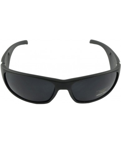 Oversized Gangster Sunglass Hardcore Dark Lens Sunglasses Men Women - Black-matte-iii - C212K8TJ7V7 $21.75