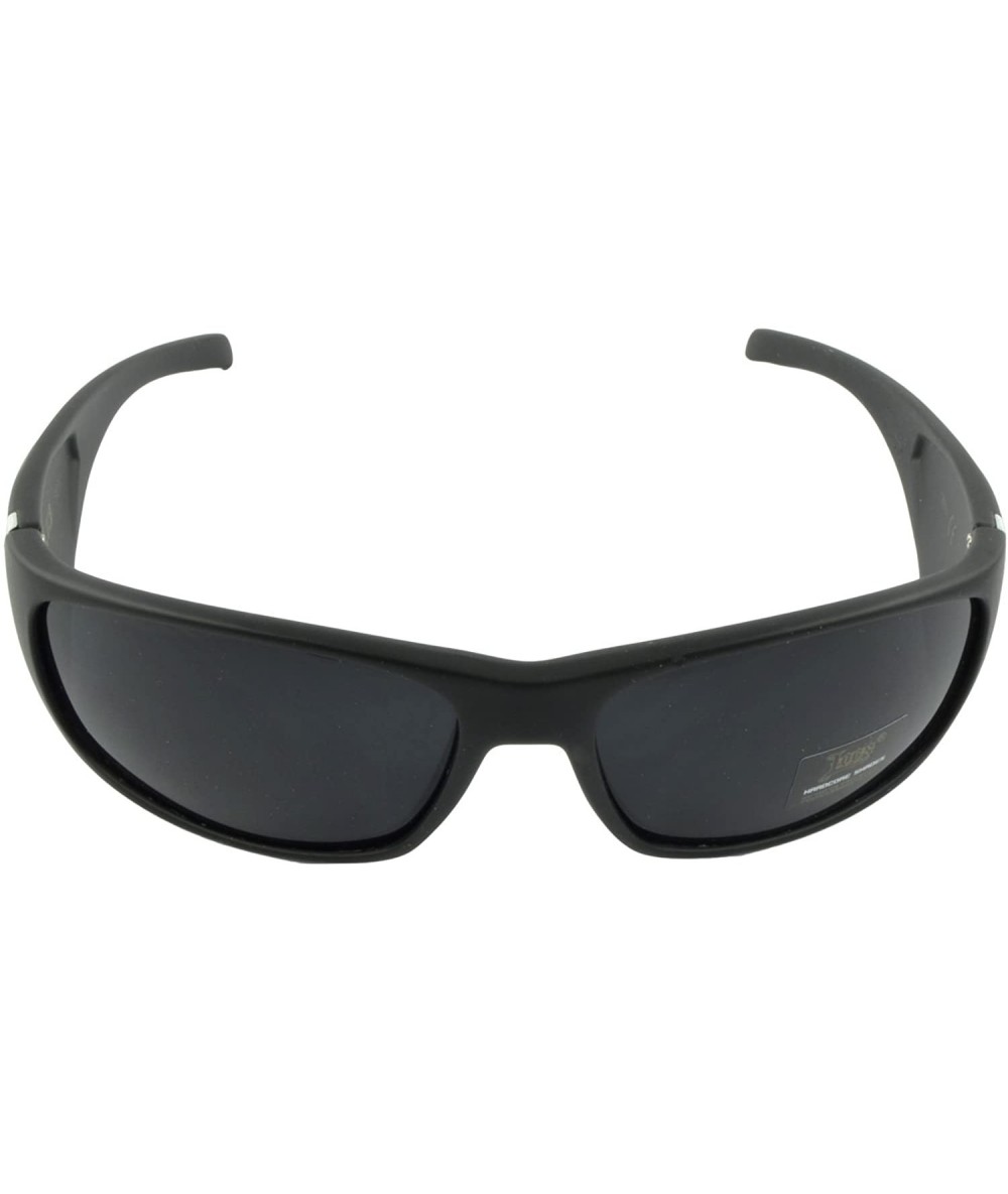 Oversized Gangster Sunglass Hardcore Dark Lens Sunglasses Men Women - Black-matte-iii - C212K8TJ7V7 $12.28