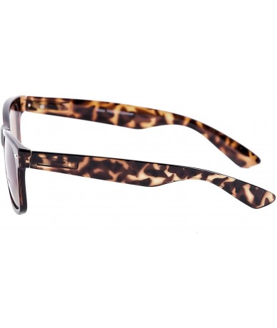 Wayfarer 3 Pair of Bifocal Reading Sunglasses for Men and Women - Outdoor Sun Reading Glasses (Black/Tortoise - 1.0) - CH11WQ...
