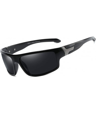 Mens Sport Sunglasses Polarized TR90 Frame Eyewear for Driving