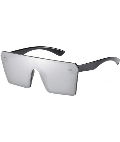 Sport Unisex Oversize Square Sunglasses Glasses Shades Vintage Retro Style (G) - G - CC18UW9DI92 $19.26