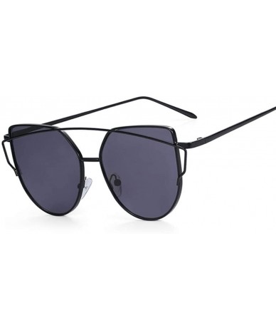Cat Eye Sunglasses Designer Mirror Vintage Reflective - C4 - CL199GZKXX8 $19.56