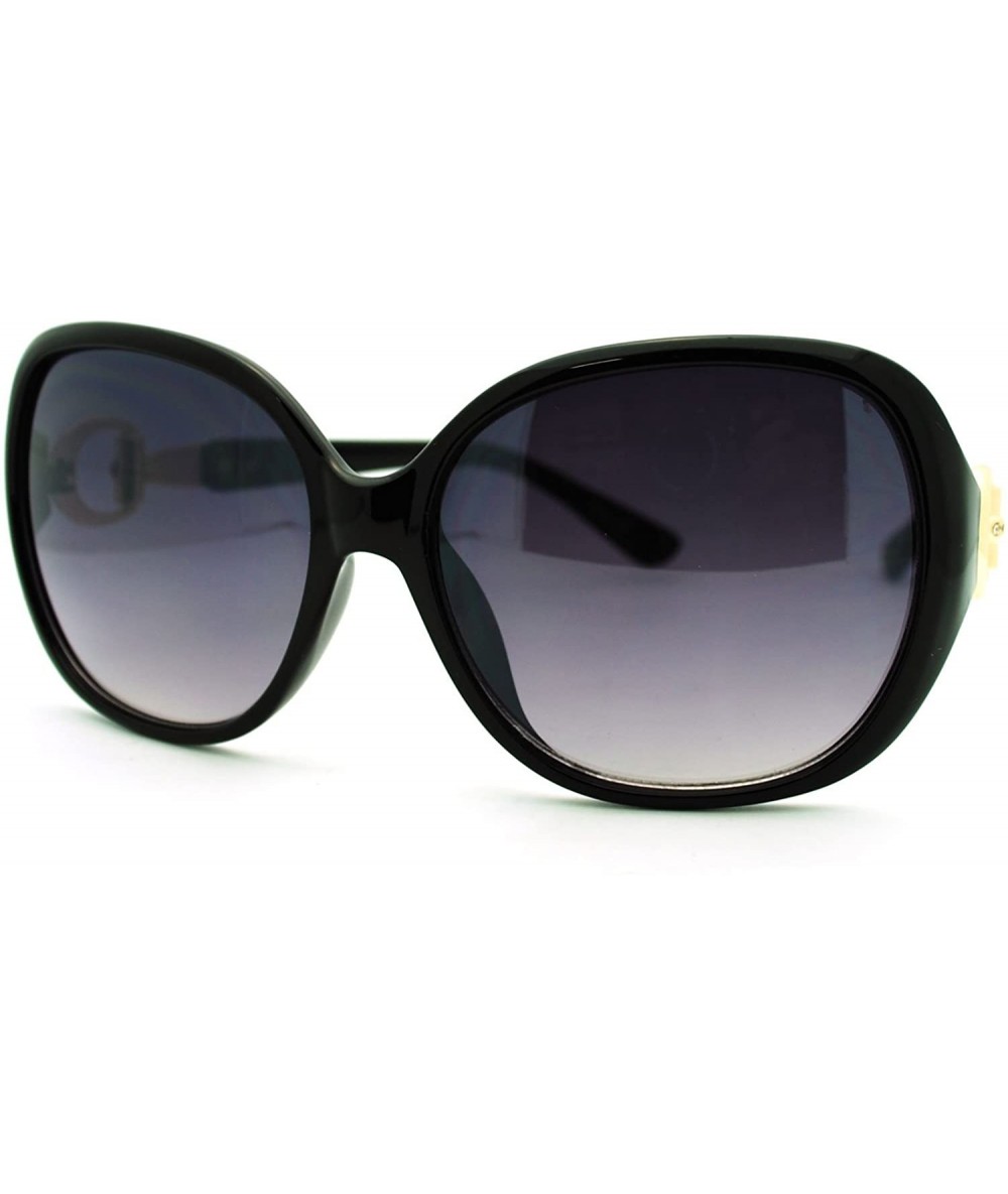 Square Womens Fashion Sunglasses Oversized Soft Square Designer Frame - Black - C111LTTGP2Z $20.24