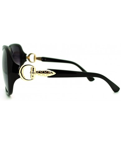 Square Womens Fashion Sunglasses Oversized Soft Square Designer Frame - Black - C111LTTGP2Z $20.24