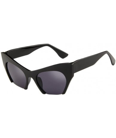 Oversized Oversized Sunglasses Irregular Protection - D - CI190HYON6K $8.51