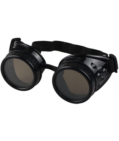 Goggle Sunglasses for Men Women Steampunk Goggles Glasses Retro Punk Hippie Sunglasses Vintage - A - C218QMYUA7N $6.88