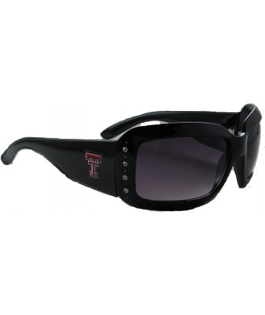Sport Texas Tech Red Raiders TTU Crystal Black Fashion Sunglasses S4JT - CE11CMI58SJ $12.76
