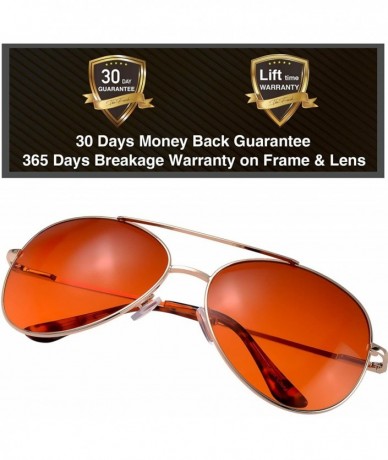 Round Fresh Definition Driving Classic Sunglasses - 3 Pack of Gold - C1197QN8WWY $12.19