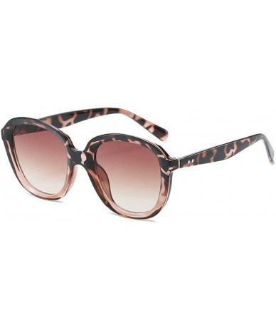 Round Ultra light Round Glasses Brand Designer Fashion Full Frame Lady Shade Sunglasses - Floral - CJ18U8MO00E $12.90
