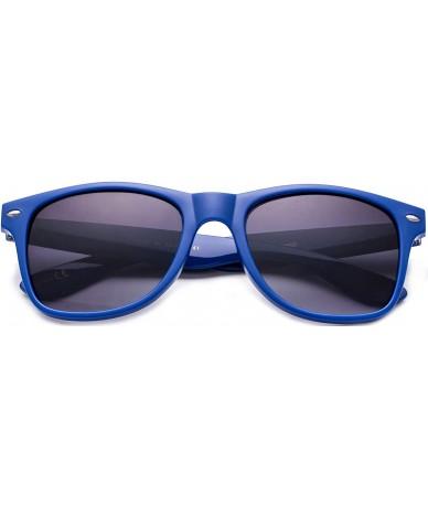 Wayfarer 80's Classic Blue Brothers Horn Rimmed Style Retro Colors Packs Vintage Retro Sunglasses (10 PACK) - CT18RAWU6T0 $19.37