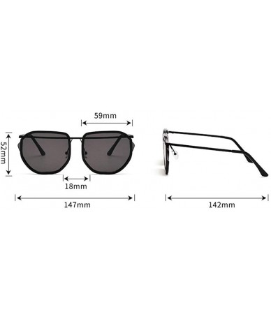 Goggle Oversized Sunglasses Designer Fashion Goggles - Brown - CB18OTUU529 $23.83