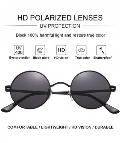 John Lennon Glasses Small Round Polarized Sunglasses for Women