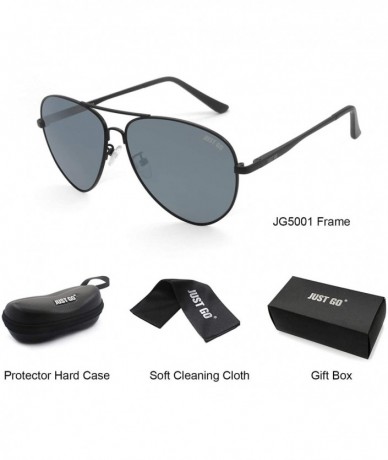 Aviator Premium Classic Aviator Style Sunglasses - Polarized Lenses - 100% UV Protection - CS1825CQ6SG $15.57
