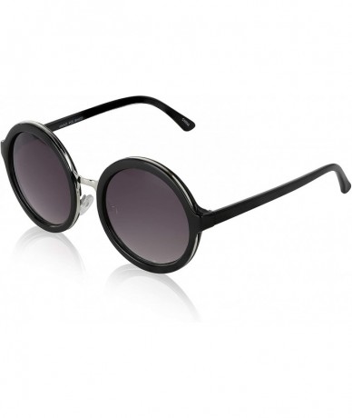 Round Round Sunglasses For Women Men John Lennon Hippie Vintage Circle Glasses UV400 - CA18HZ4R5ZD $9.97