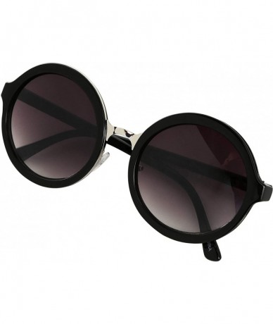 Round Round Sunglasses For Women Men John Lennon Hippie Vintage Circle Glasses UV400 - CA18HZ4R5ZD $9.97
