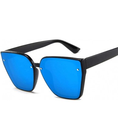 Square Vintage Black Cat Eye Sunglasses Women Square Sun Glasses Female Thick Frame Retro Shades UV400 - C3198XIH8MO $20.13