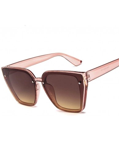 Square Vintage Black Cat Eye Sunglasses Women Square Sun Glasses Female Thick Frame Retro Shades UV400 - C3198XIH8MO $12.39