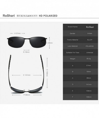 Aviator Fashion Sports Polarized Sunglasses for Men driving fishing aviator HD Lens Metal Frame Men's Sunglasses - CR18ISZMA8...