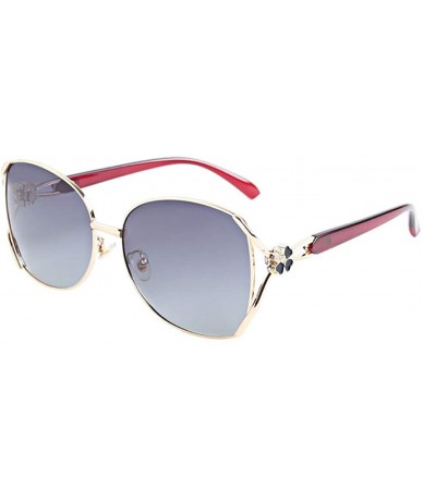Square Fashion Polarized Sunglasses Women Vintage UV400 Sun Glasses - Gradient Brown - C718U8WN0W3 $25.69