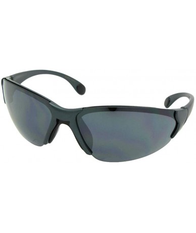 Wrap Big Frame Sport Sunglasses SR20 - Flat Teal-gray Lenses - C4186D7NYWS $11.64