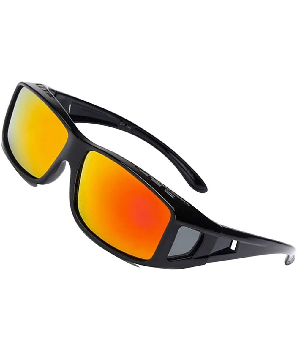 Rectangular Polarized Rectangular Glasses Sunglasses Protection - 6 - CB18DERXH02 $17.53