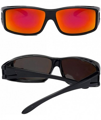 Rectangular Polarized Rectangular Glasses Sunglasses Protection - 6 - CB18DERXH02 $30.20