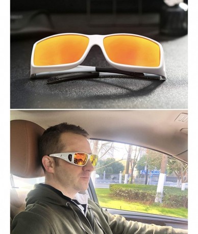 Rectangular Polarized Rectangular Glasses Sunglasses Protection - 6 - CB18DERXH02 $30.20