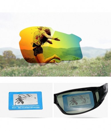 Rectangular Polarized Rectangular Glasses Sunglasses Protection - 6 - CB18DERXH02 $30.20