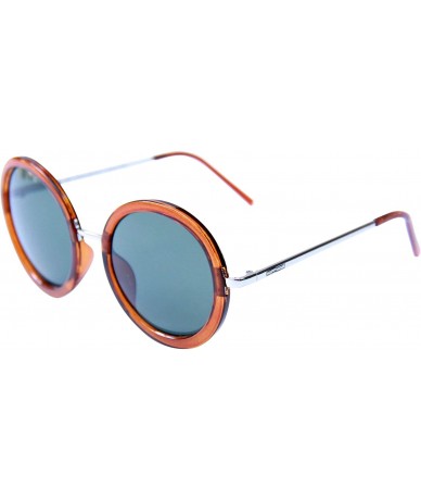 Square Jeremy Leabres Square Brown Sunglasses - CQ18QEESKE5 $13.89