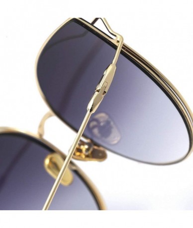 Aviator Sunglasses through the cat eyes new sunglasses- fashion trend retro glasses - E - CV18S7OHS6A $30.58