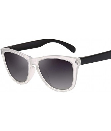 Goggle Men Women Classic Polarized Sunglasses Square Sun Glasses Vintage Driving Goggles UV400 - CT199OEG2HH $21.76