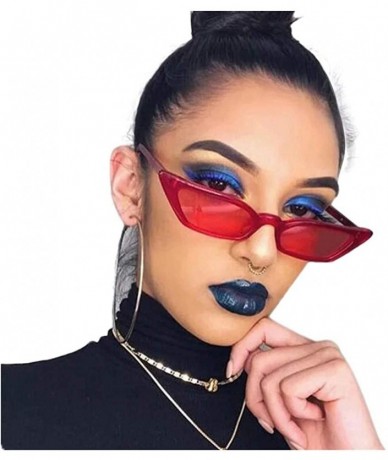 Cat Eye Sunglasses Protection Fashion Eyeglasses - Purple - CF197ZA06GT $16.69