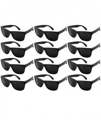 Sport 12 Pack 80's Style Neon Party Sunglasses Adult/Kid Size with CPSIA certified-Lead(Pb) Content Free - CX12NA10FSG $21.58