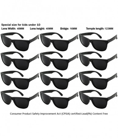 Sport 12 Pack 80's Style Neon Party Sunglasses Adult/Kid Size with CPSIA certified-Lead(Pb) Content Free - CX12NA10FSG $8.41