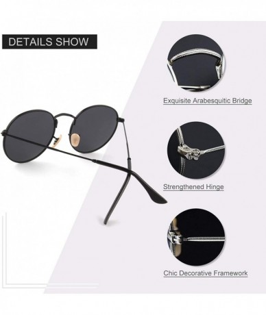 Oversized Retro Round Polarized Steampunk Sunglasses Side Shield Goggles Gothic S92-ADVANCED POLARIZED - CU18NHOM7OH $14.04
