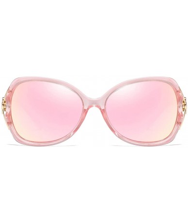 Rimless Polarized TAC Sunglasses for Women Ladies Vintage Big Frame Retro Sun Glasses Ladies Shades - E - CX198O0CWNT $14.01