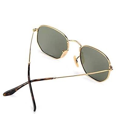 Oval Sunglasses for Men Women Flash Lens Street Fashion Metal Frame Classic Vintage Shades Light Weight JM001 - CF18ISTNS0W $...