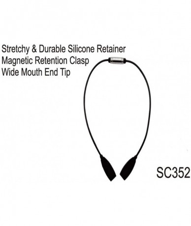 Rectangular Sports Sunglasses Holder Eyeglasses Neck Cord String Retainer Strap Air Light - C912GFJCILP $14.29