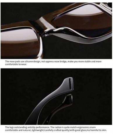 Goggle The Retro Large Frame Sunglasses for Men and Women are Very Suitable for Traveling - Running and Driving - CN18Y4I6OAM...