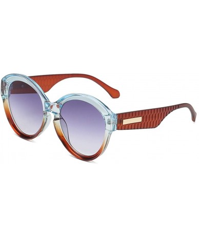 Rectangular Multicolor Sunglasses Oversized Everyday - A - C918T88ITI9 $16.76